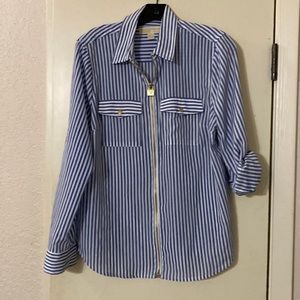 Woman’s stripped blouse